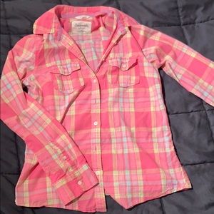 Pink cotton flannel